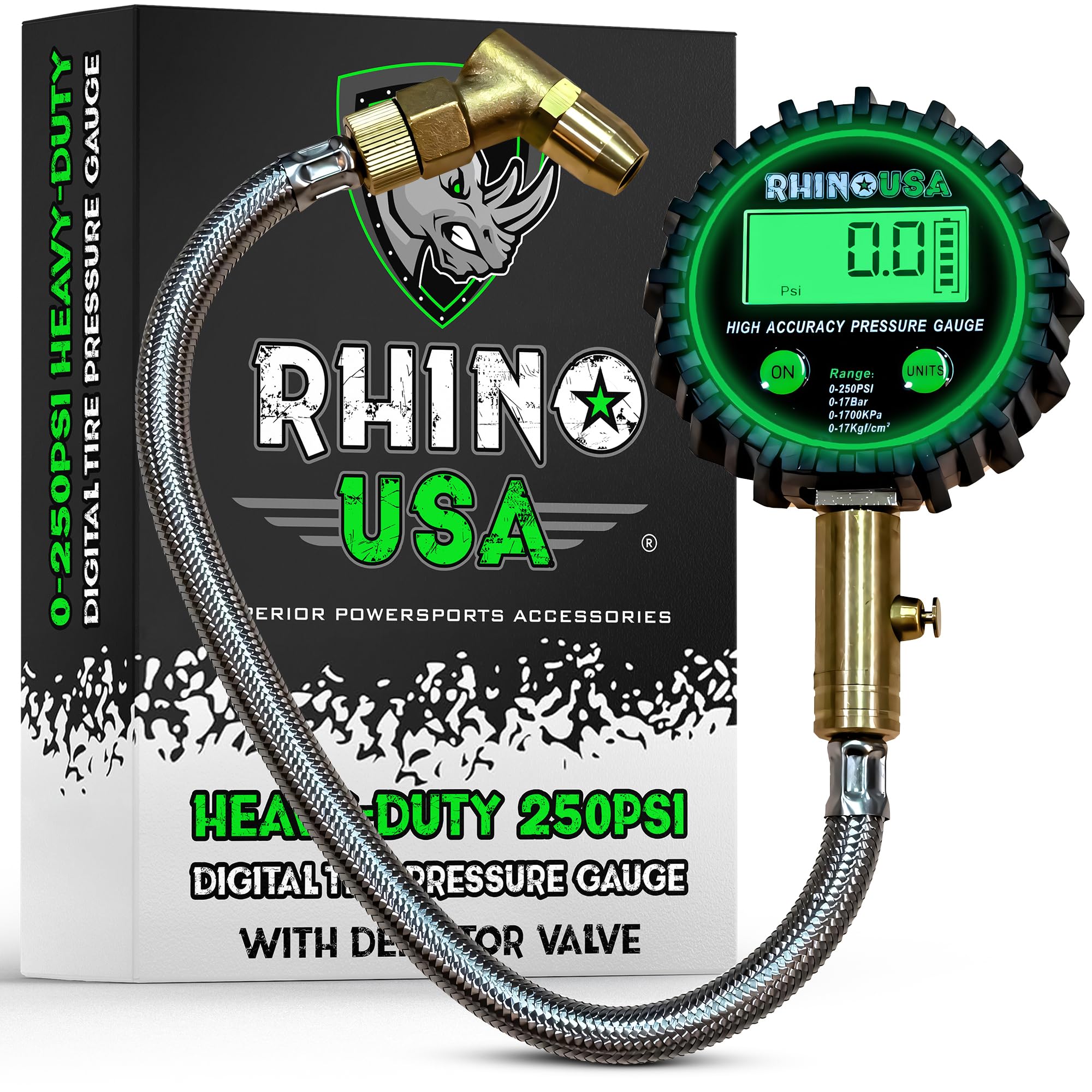 アンティーク　空気圧計　カナダ製 Amazon.co.jp: Rhino USA デジタルタイヤ空気圧計 (0-250 PSI